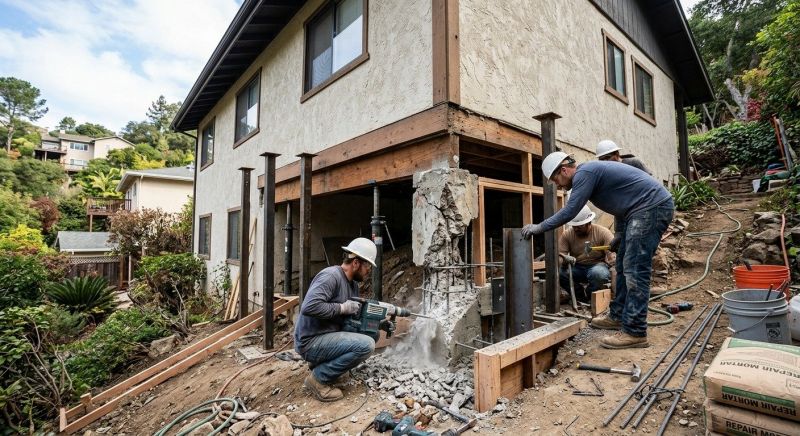 Concrete Foundation Repair in Florham Park, NJ