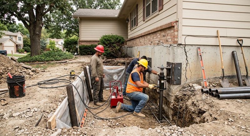 Cracked Foundation Repair in Berkeley Heights, NJ