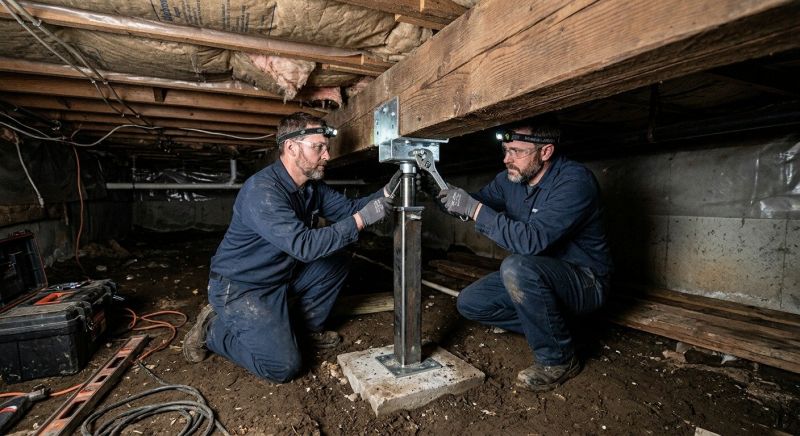 Crawlspace Foundation Repair in Hillside, NJ