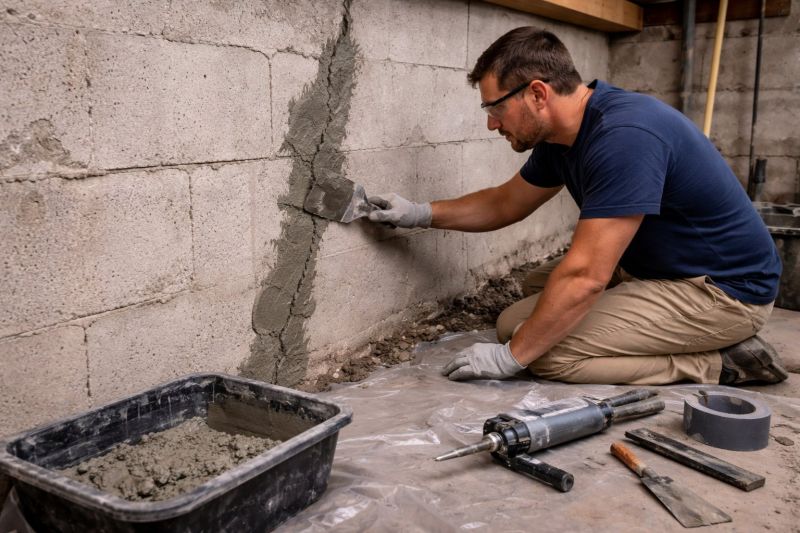 Foundation Crack Repair in Bloomingdale, NJ