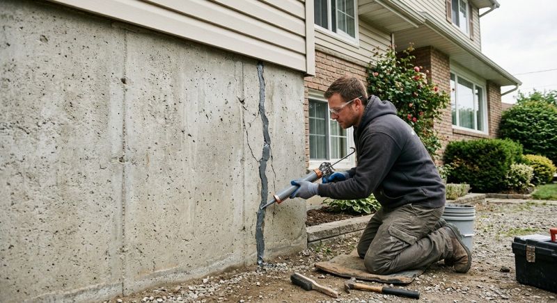 Foundation Crack Sealing in Morris County, NJ