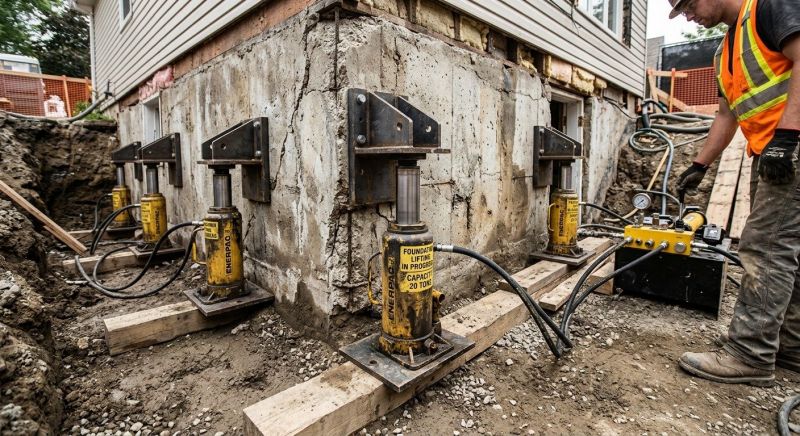 Foundation Jacking in Highland Park, NJ