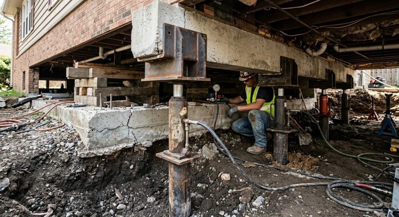 Foundation Lifting in Edison, NJ