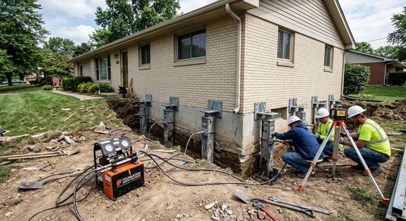 Foundation Pier Leveling in Morris County, NJ