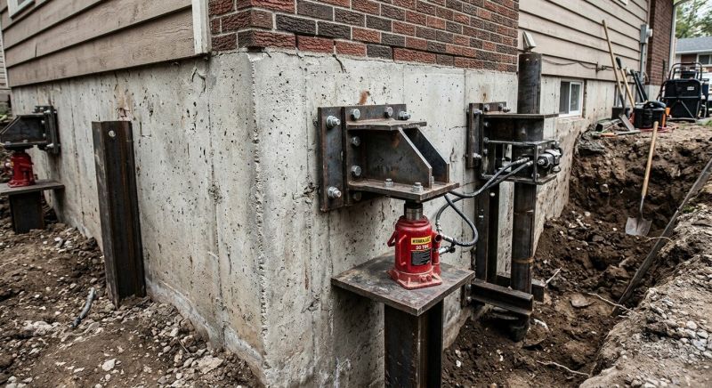 Foundation Pier Leveling in Morris County, NJ