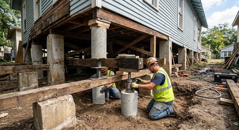 Foundation Pier Repair in Morris County, NJ