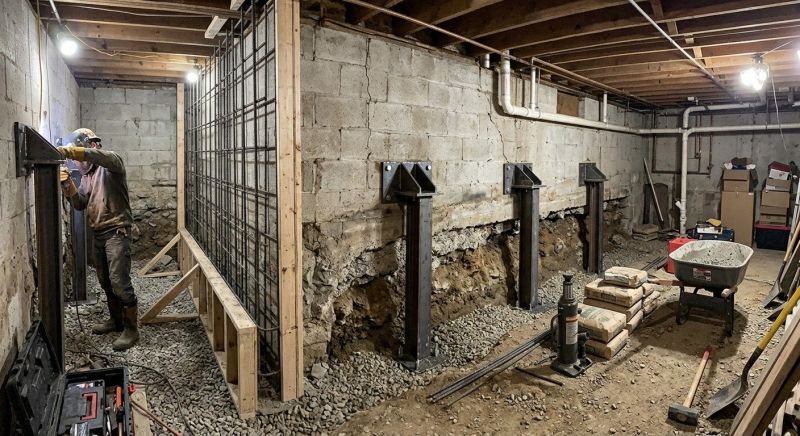 Foundation Stabilizing in Millburn, NJ