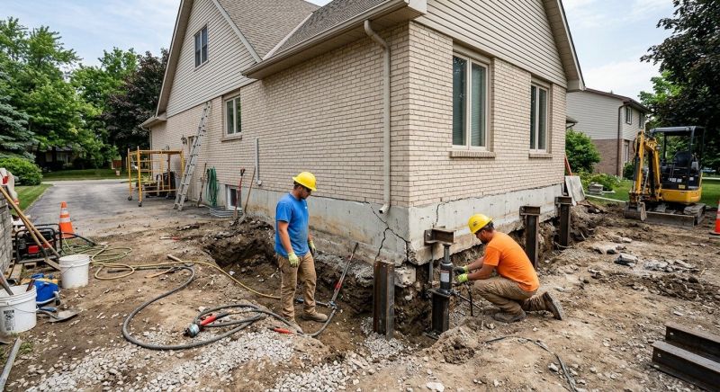Helical Piers Installation in Morris County, NJ
