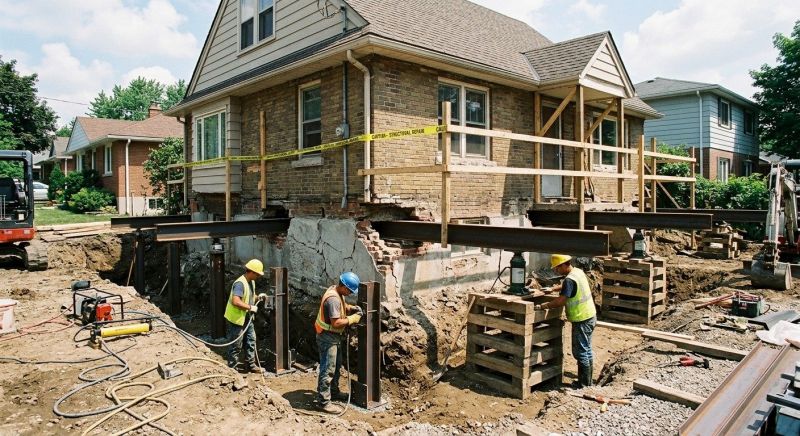 House Foundation Repair in Ho Ho Kus, NJ