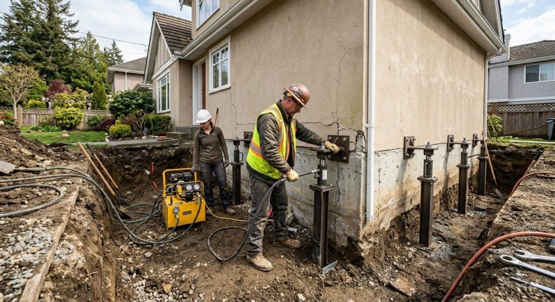 Sinking Foundation Repair in Fairfield, NJ