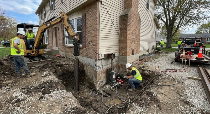 Sinking Foundation Repair in Morris County, NJ