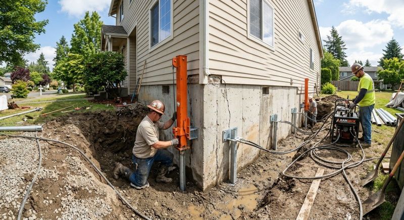 Sinking Foundation Repair in Ringwood, NJ