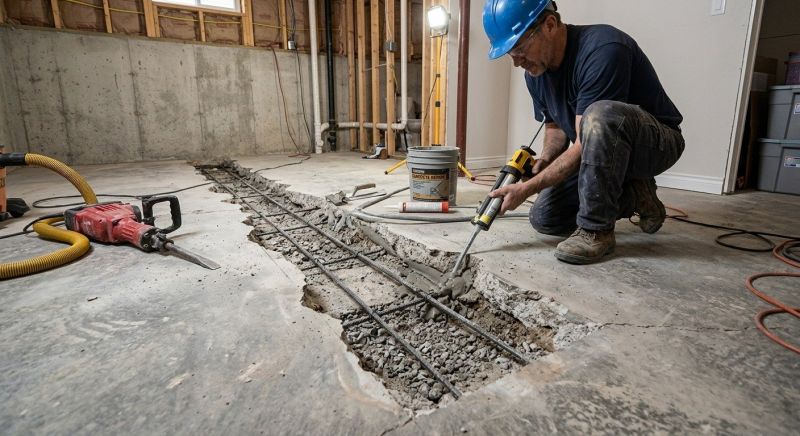 Slab Foundation Repair in Morris County, NJ